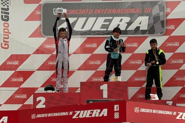 Karting: first podiums